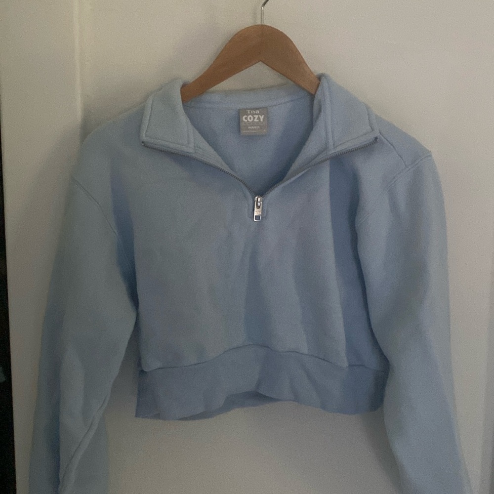 Aritzia Cozy Fleece Perfect 1/4 Zip Sweatshirt